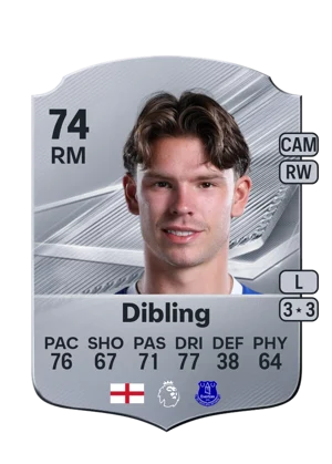 Dibling - 74 - Rare EA FC 27 card
