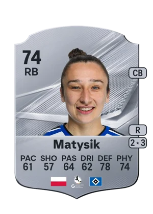 Matysik - 74 - Rare EA FC 27 card