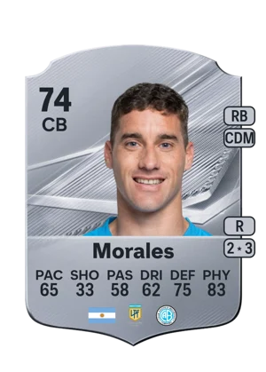 Morales - 74 - Rare EA FC 27 card