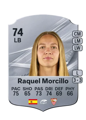 Raquel Morcillo - 74 - Rare EA FC 27 card