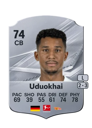 Uduokhai - 74 - Rare EA FC 27 card
