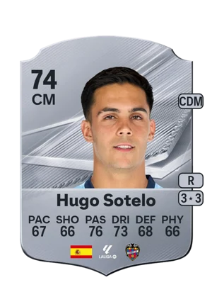 Hugo Sotelo - 74 - Rare EA FC 27 card