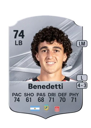 Benedetti - 74 - Rare EA FC 27 card