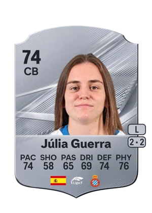 Júlia Guerra - 74 - Rare EA FC 27 card