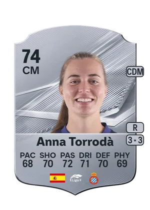 Anna Torrodà - 74 - Rare EA FC 27 card