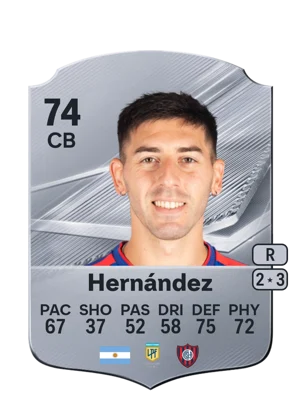 Hernández - 74 - Rare EA FC 27 card