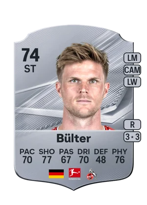 Bülter - 74 - Rare EA FC 27 card