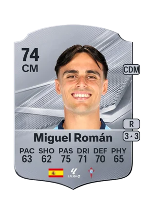 Miguel Román - 74 - Rare EA FC 27 card