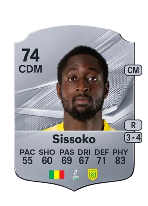 Sissoko - 74 - Rare EA FC 27 card