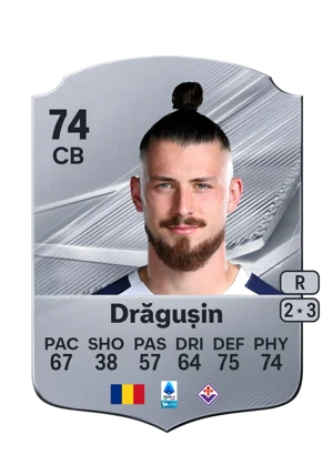 Drăgușin - 74 - Rare EA FC 27 card