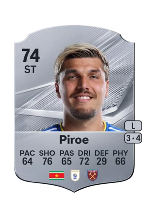 Piroe - 74 - Rare EA FC 27 card