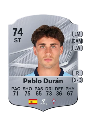 Pablo Durán - 74 - Rare EA FC 27 card