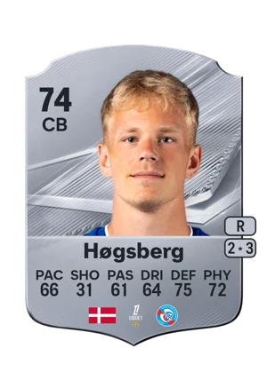 Høgsberg - 74 - Rare EA FC 27 card