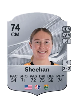 Sheehan - 74 - Rare EA FC 27 card