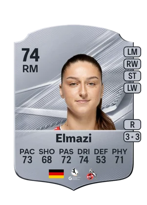 Elmazi - 74 - Rare EA FC 27 card