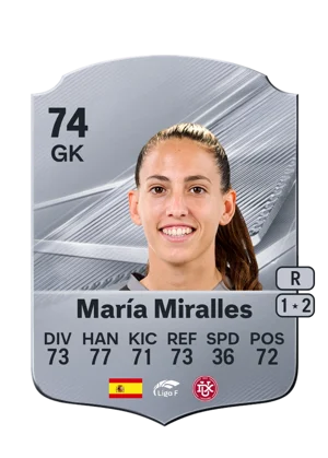 María Miralles - 74 - Rare EA FC 27 card