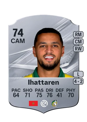 Ihattaren - 74 - Rare EA FC 27 card