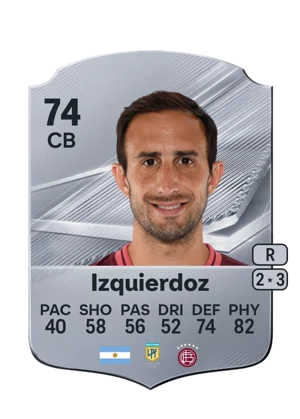 Izquierdoz - 74 - Rare EA FC 27 card