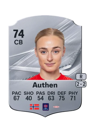 Authen - 74 - Rare EA FC 27 card