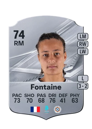 Fontaine - 74 - Rare EA FC 27 card