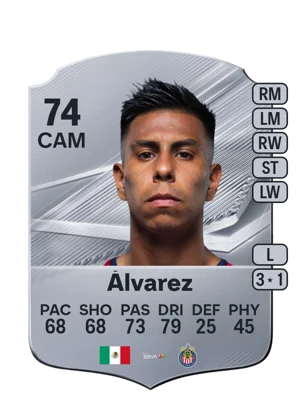 Álvarez - 74 - Rare EA FC 27 card