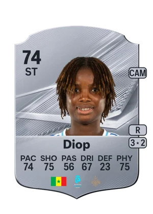 Diop - 74 - Rare EA FC 27 card