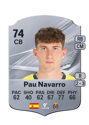 Pau Navarro - 74 - Rare EA FC 27 card