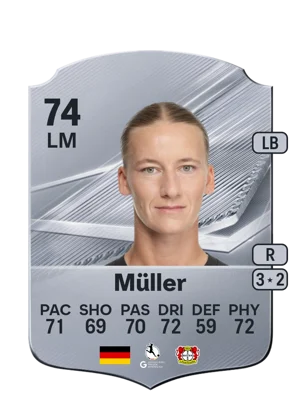 Müller - 74 - Rare EA FC 27 card