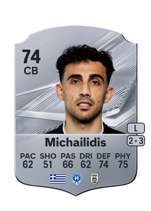 Michailidis - 74 - Rare EA FC 27 card