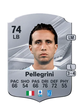 Pellegrini - 74 - Rare EA FC 27 card