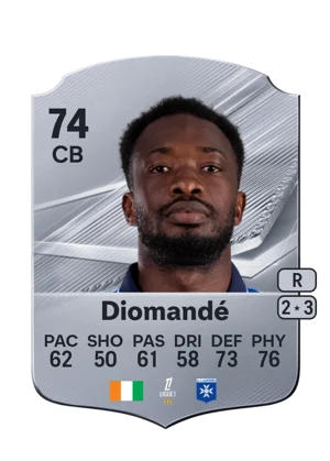 Diomandé - 74 - Rare EA FC 27 card