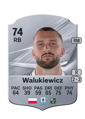 Walukiewicz - 74 - Rare EA FC 27 card