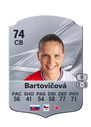 Bartovičová - 74 - Rare EA FC 27 card