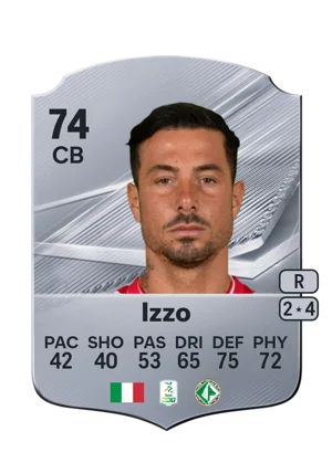 Izzo - 74 - Rare EA FC 27 card