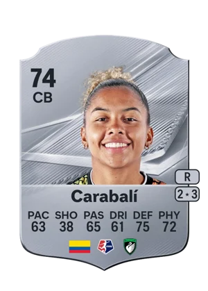 Carabalí - 74 - Rare EA FC 27 card