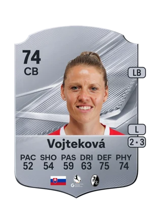 Vojteková - 74 - Rare EA FC 27 card