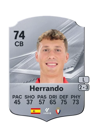 Herrando - 74 - Rare EA FC 27 card