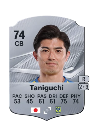 Taniguchi - 74 - Rare EA FC 27 card