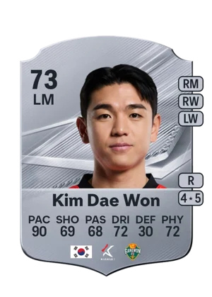 Kim Dae Won - 73 - Rare EA FC 27 card