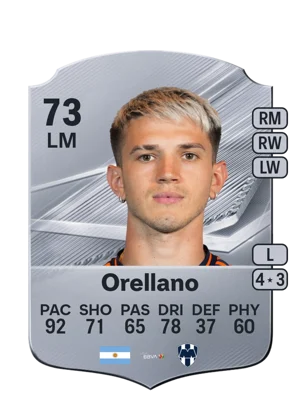 Orellano - 73 - Rare EA FC 27 card