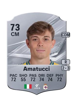 Amatucci - 73 - Rare EA FC 27 card