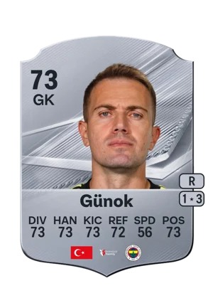 Günok - 73 - Rare EA FC 27 card