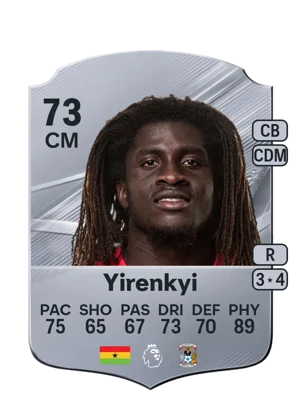 Yirenkyi - 73 - Rare EA FC 27 card