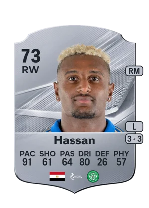 Hassan - 73 - Rare EA FC 27 card