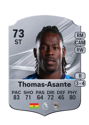 Thomas-Asante - 73 - Rare EA FC 27 card