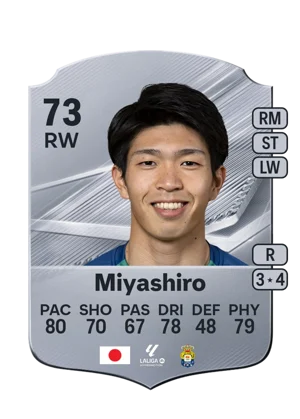 Miyashiro - 73 - Rare EA FC 27 card