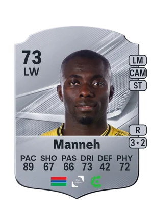 Manneh - 73 - Rare EA FC 27 card