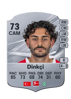 Dinkçi - 73 - Rare EA FC 27 card