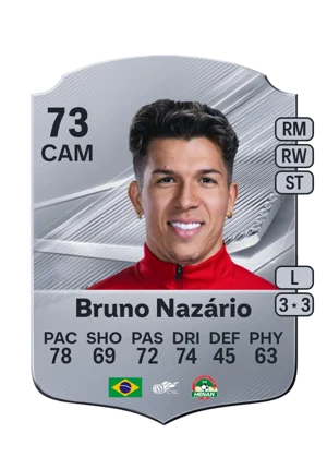 Bruno Nazário - 73 - Rare EA FC 27 card