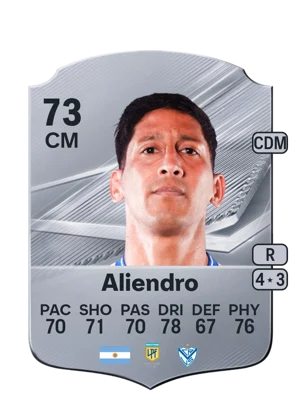 Aliendro - 73 - Rare EA FC 27 card